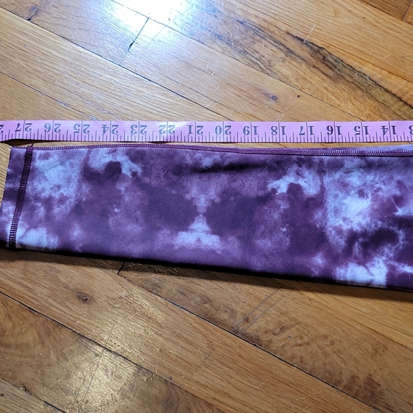 Ivory Ella purple reddish high waisted tie dye leggings xs - Picture 12 of 13